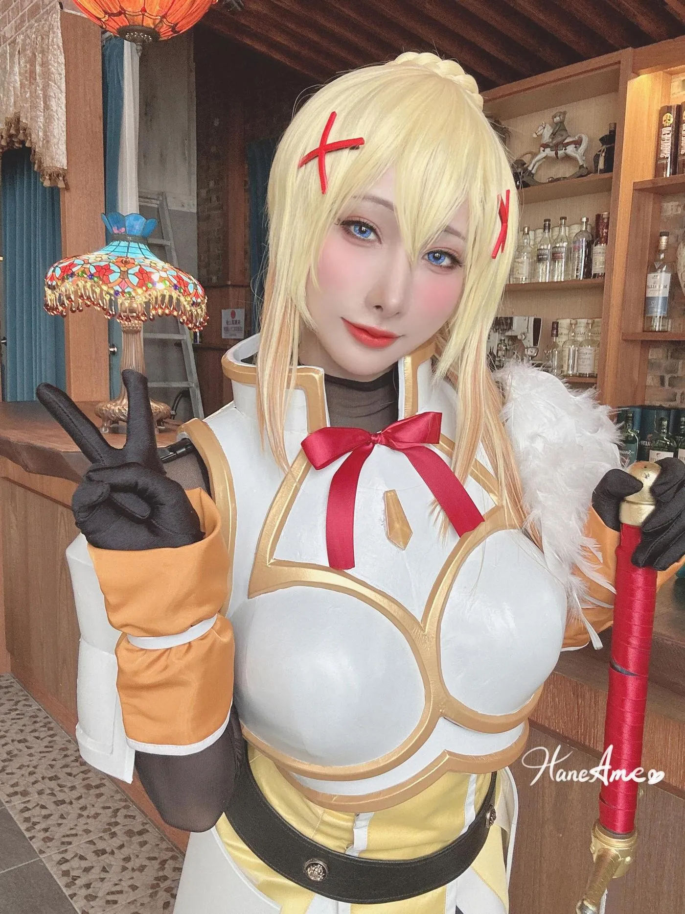 雨波_HaneAme – NO.191 2023年05月新品订阅4套视频-Konosuba Darkness [48P]插图4